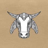 Zebu bull. Brahman cattle. Vector illustration. White male Indian cow. A  symbol for Indian religious festivals 14003346 Vector Art at Vecteezy